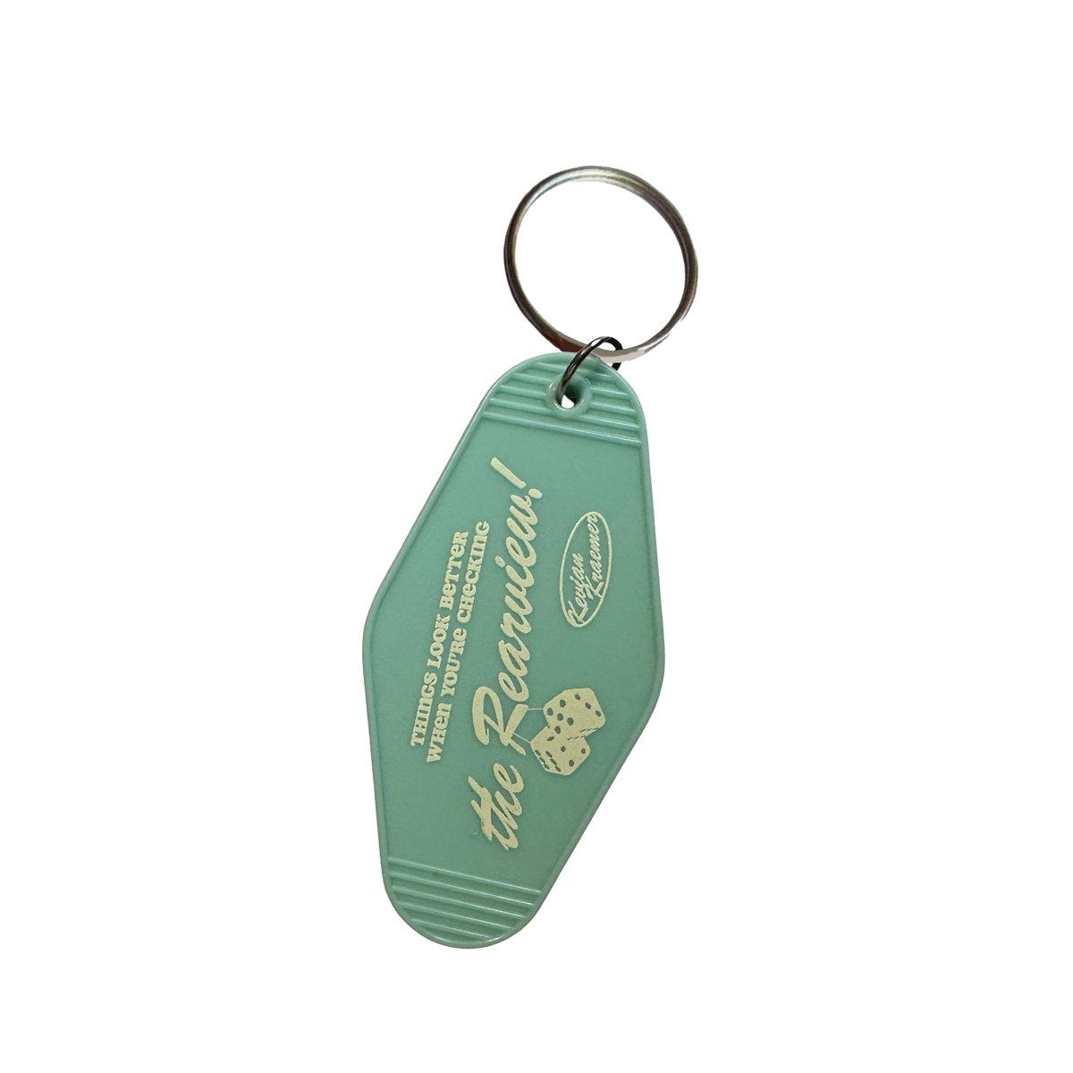 Rearview keychain